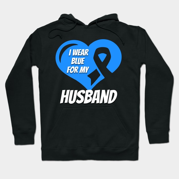 Prostate Cancer Husband Hoodie by mikevdv2001